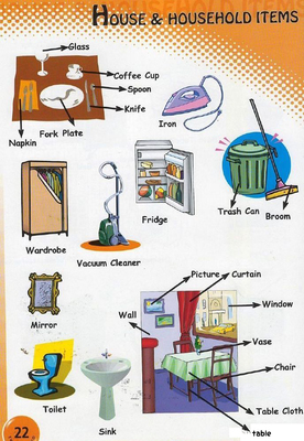 日常用品英语表达大全 让孩子不仅会用还会说