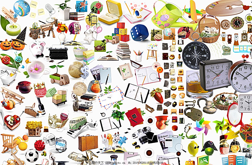 日常用品PSD素材图片 提升设计与创意效率的利器